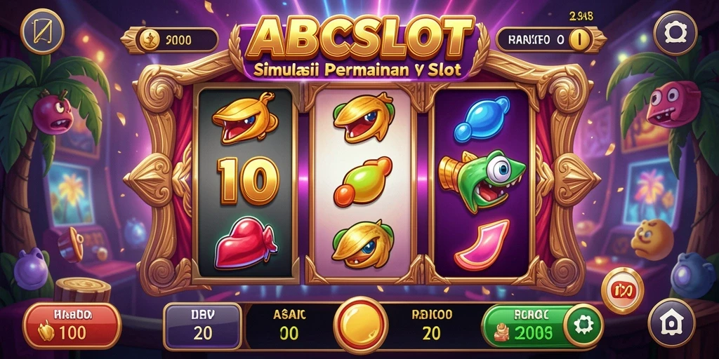 Tampilan utama ABCSLOT menampilkan gameplay slot yang seru dan interaktif.