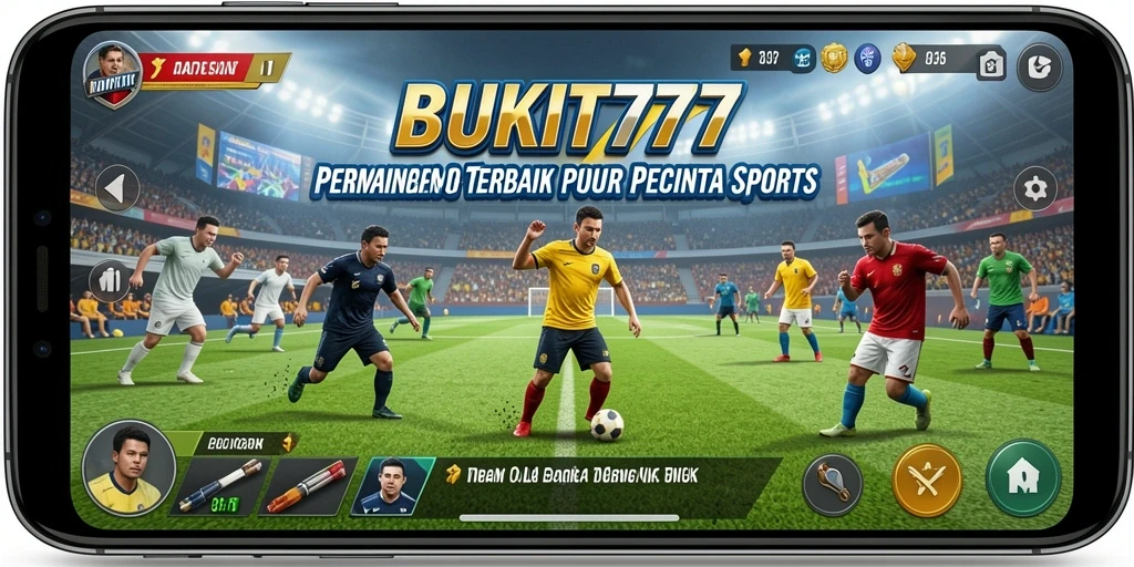 Tampilan gameplay BUKIT777 dengan grafis olahraga yang menakjubkan.