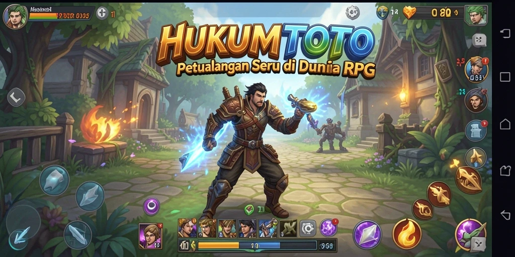 Tangkapan layar HUKUMTOTO yang menunjukkan aksi pertarungan seru.