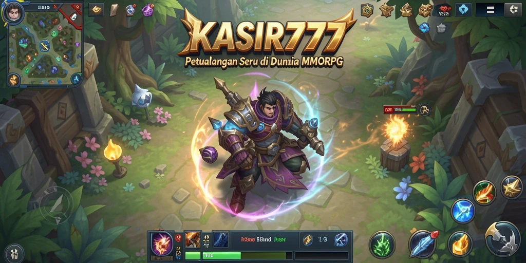 Screenshot gameplay KASIR777 yang menampilkan petualangan seru dalam MMORPG.