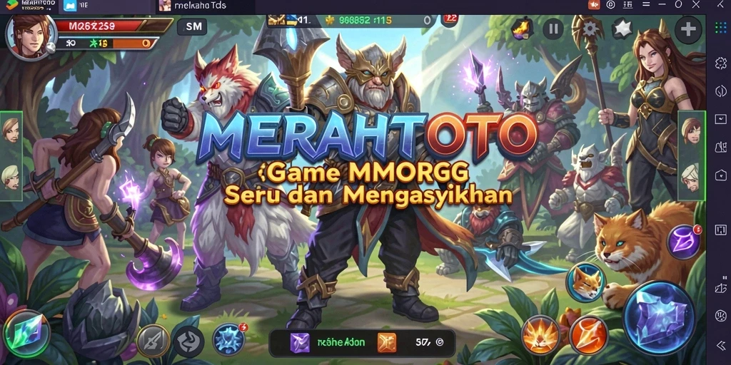 Gameplay seru di MERAHTOTO dengan grafik yang memukau.