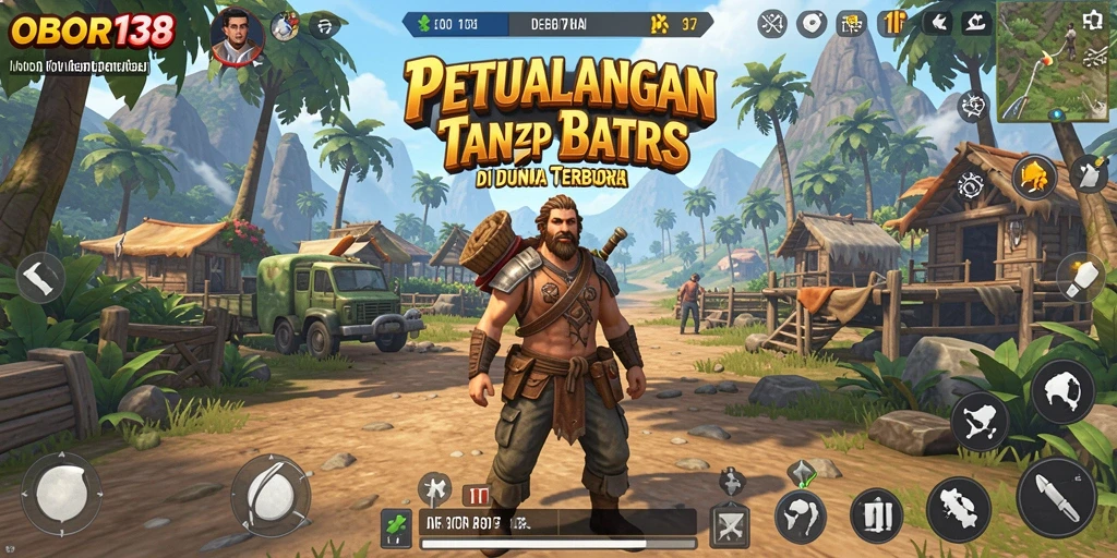 Gameplay menarik dalam dunia terbuka OBOR138 yang luas.