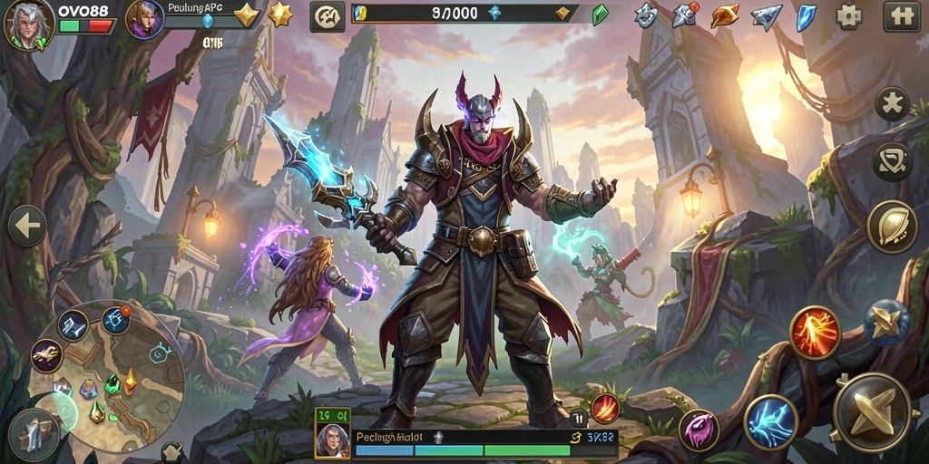 Tampilan gameplay OVO88 yang mendebarkan dan penuh aksi.