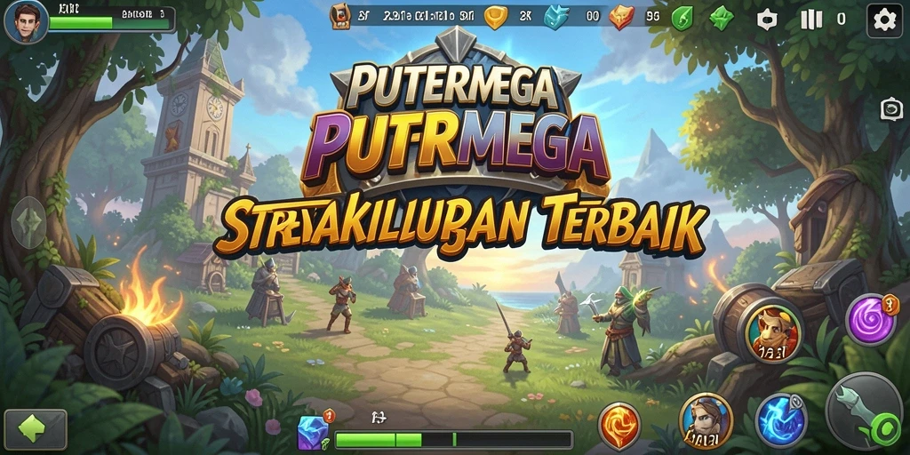 Tangkapan layar gameplay PUTERMEGA menampilkan pertempuran mendebarkan.